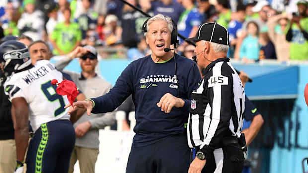 pete carroll challenge flag